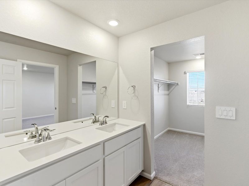Furnished interior view inside a new home in Poudre Heights: The Meadow Collection, Windsor (Image 5).