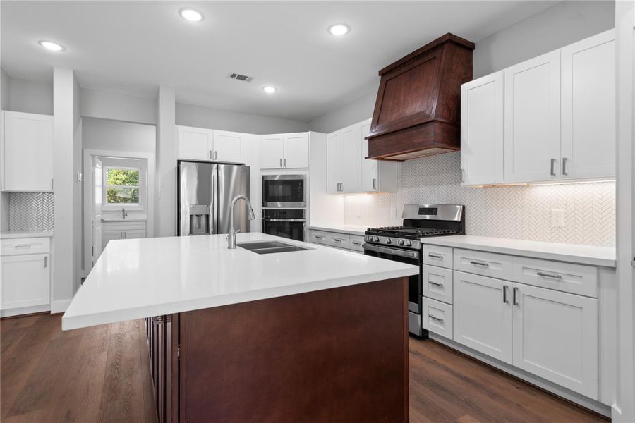 Furnished interior view inside a new home in , Pasadena (Image 4). Furnished interior view inside a new home in , Pasadena (Image 4).