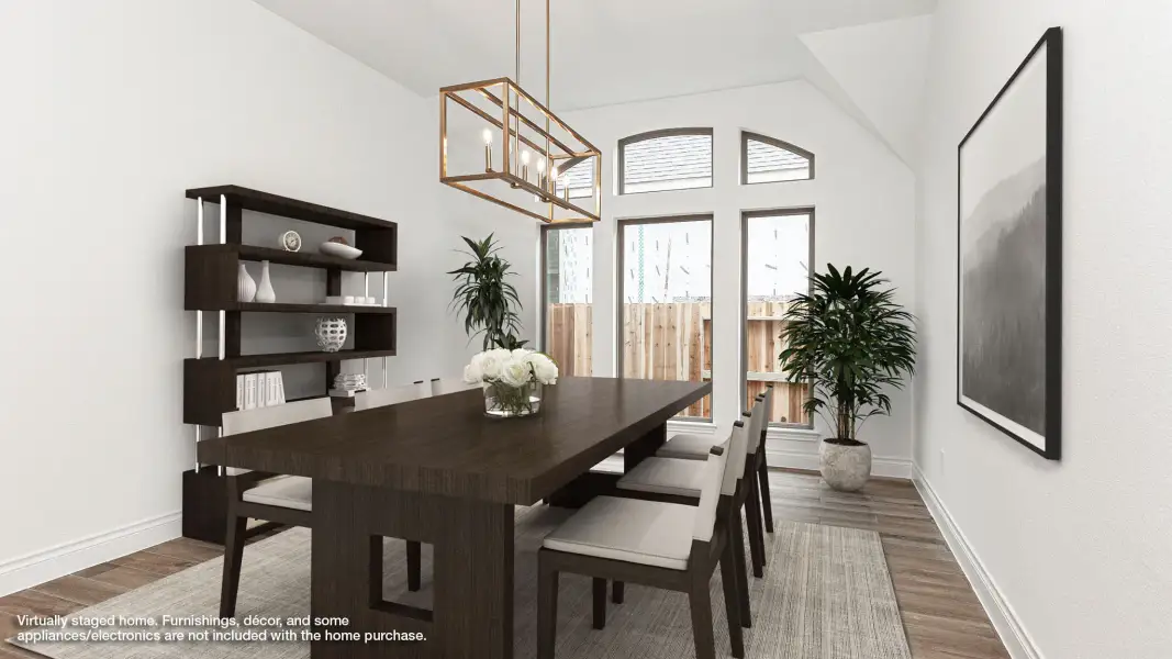 Representative furnished interior of a home built from the 2935W by Perry Homes in Briarley, Montgomery (Image 7).