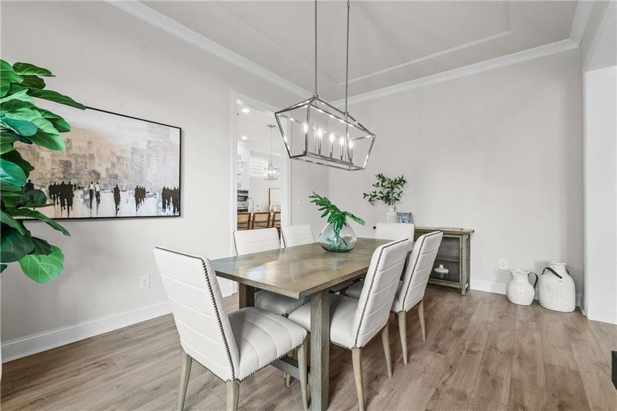 Furnished interior view inside a new home in Promenade at Sawnee Village, Cumming (Image 14). Furnished interior view inside a new home in Promenade at Sawnee Village, Cumming (Image 14).