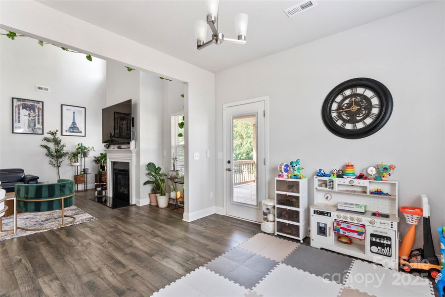 Furnished interior view inside a new home in , Locust (Image 33).