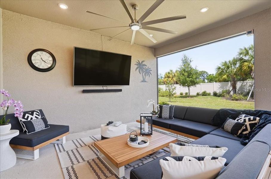 Furnished interior view inside a new home in Esplanade at Artisan Lakes, Palmetto (Image 31).