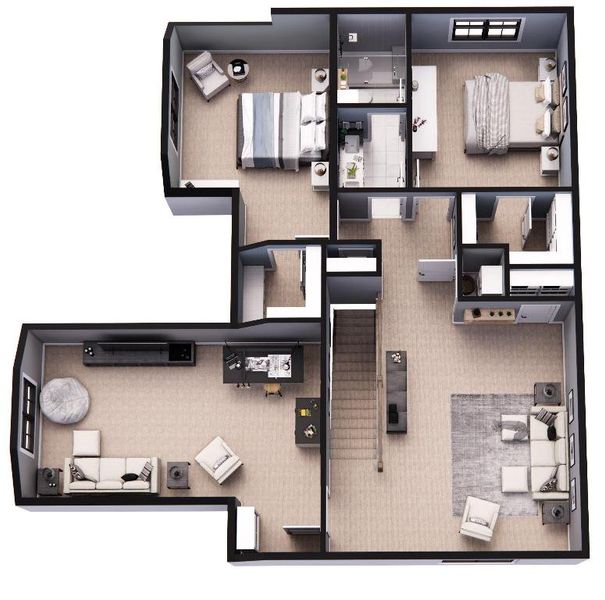 The Belmont Second Floor Plan The Belmont Second Floor Plan