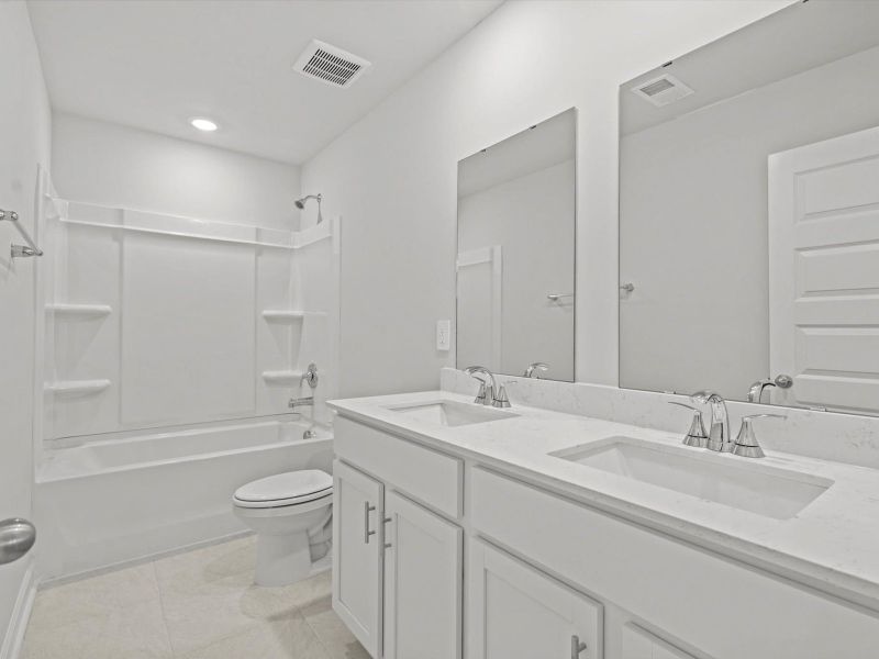 Furnished interior view inside a new home in Creek Ridge - Heritage Collection, Spartanburg (Image 7).