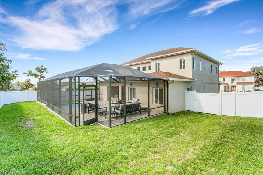 Exterior details and patio area of a home in , Lakeland (Image 35). Exterior details and patio area of a home in , Lakeland (Image 35).