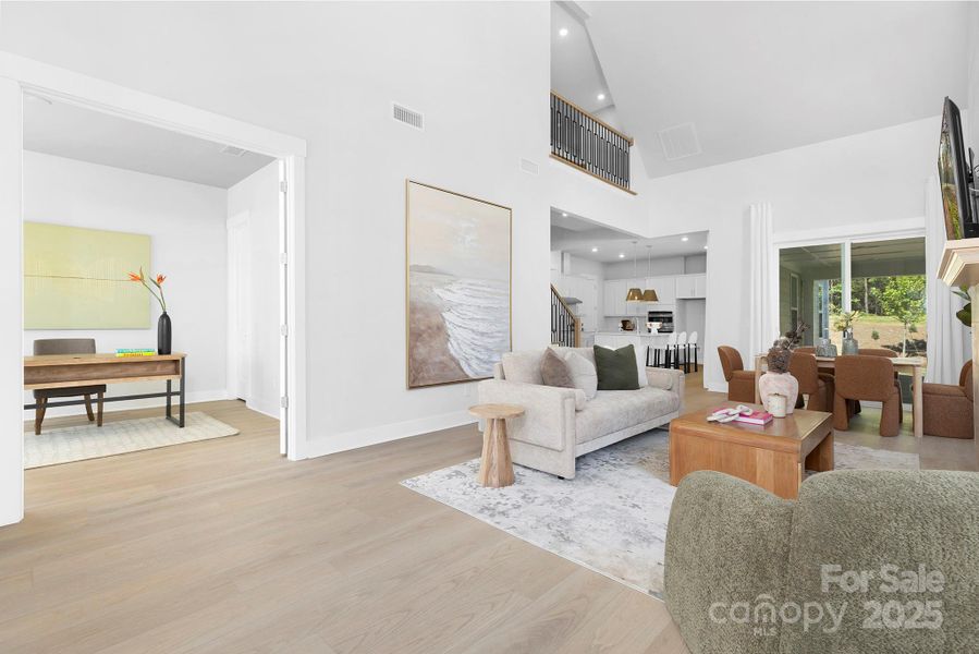 Furnished interior view inside a new home in Lakeside Pointe, Sherrills Ford (Image 4).