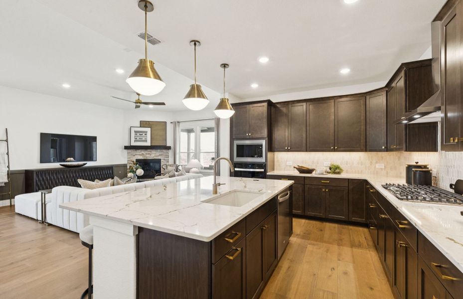 Furnished interior view inside a new home in Whitewing Trails, Princeton (Image 14).