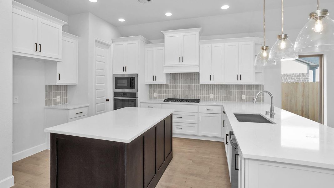 Furnished interior view inside a new home in Elyson, Cypress (Image 6).