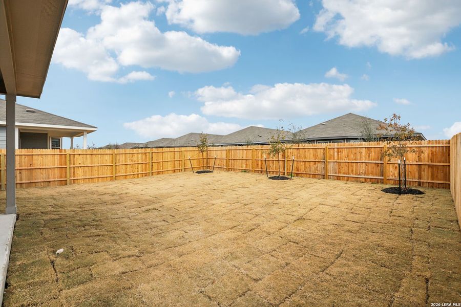 Exterior details and patio area of a home in Catalina, Converse (Image 27).