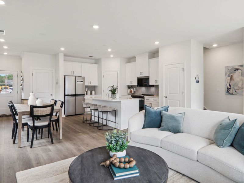 Furnished interior view inside a new home in Meadows at Wilson Farms - The Summit Series, Fort Mill (Image 4).
