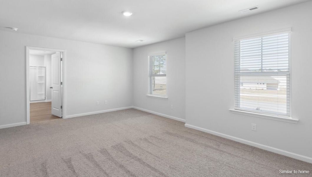 Spacious, unfurnished interior of a new home in Grayson Park, Leland (Image 26).