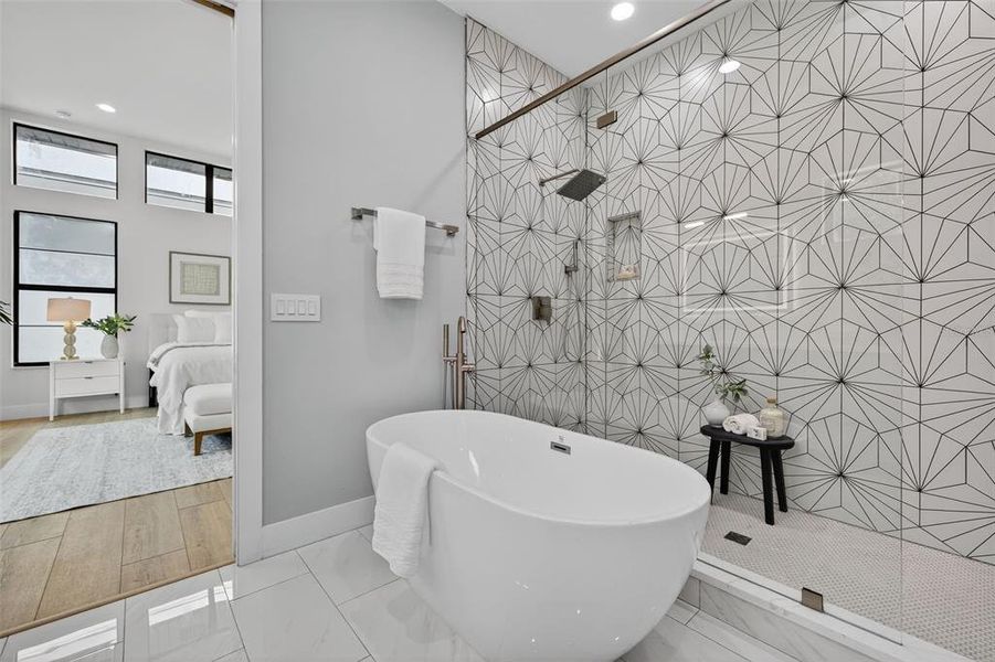 Furnished interior view inside a new home in , St. Petersburg (Image 48).