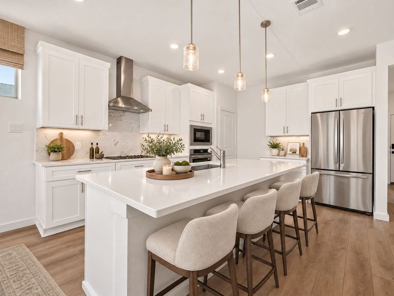 Furnished interior view inside a new home in Meadow Ridge Estates, Josephine (Image 6).