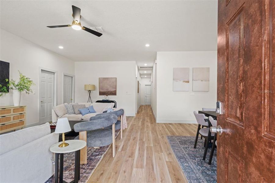 Furnished interior view inside a new home in , Tampa (Image 6).