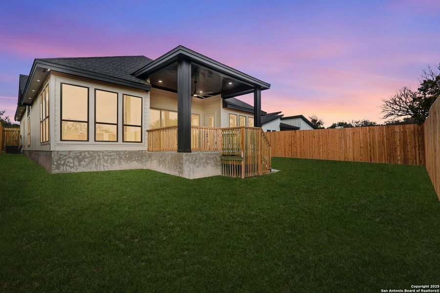 Exterior details and patio area of a home in , Spring Branch (Image 3).