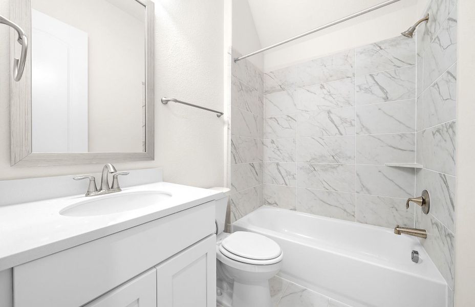 Furnished interior view inside a new home in Audubon 60′, Magnolia (Image 19).