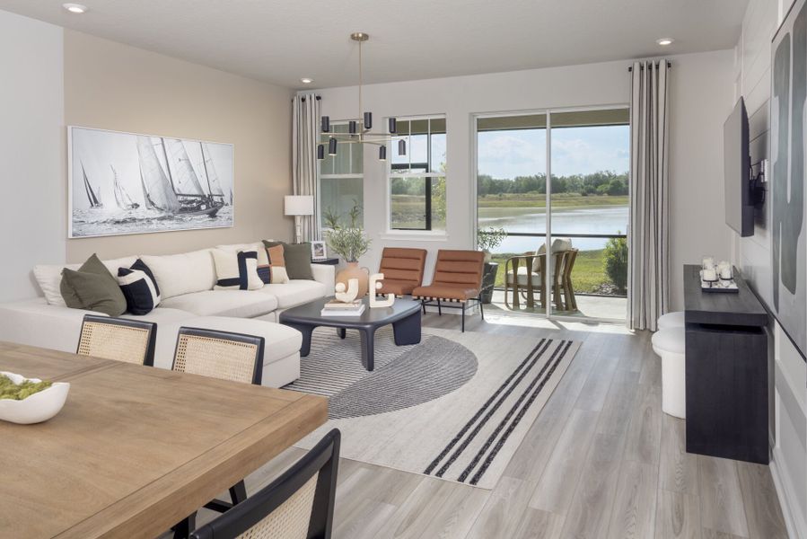 Representative furnished interior of a home built from the Lakewood by Mattamy Homes in Crosswind Ranch, Parrish (Image 9).