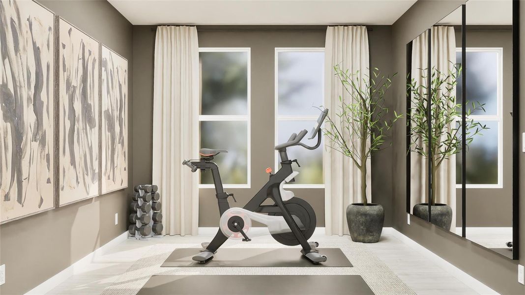 Furnished interior view inside a new home in Pleasant Hill, Bryan (Image 26).