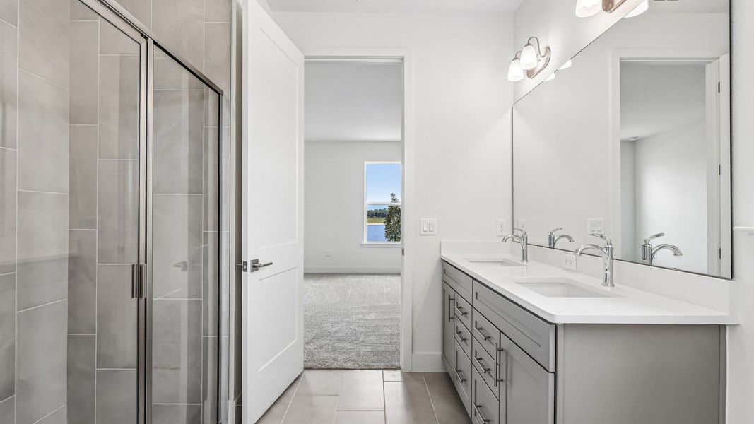 The Primary Suite Bathroom
