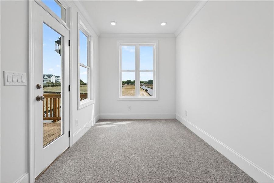 Spacious, unfurnished interior of a new home in Waterhaven, Cumming (Image 41).