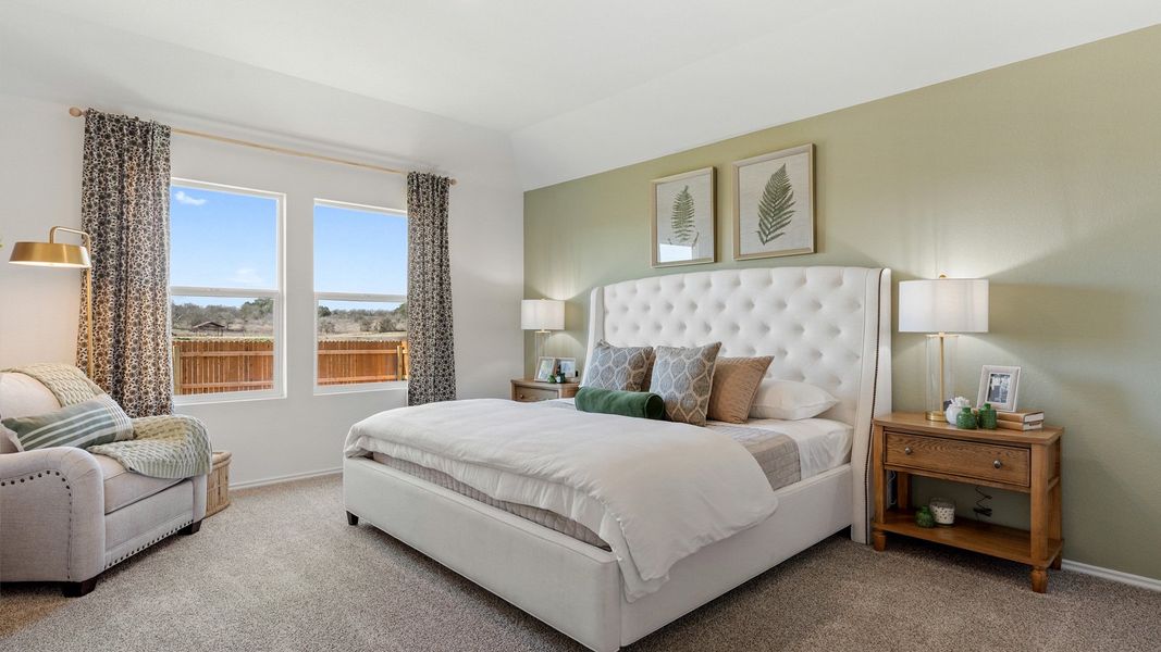 Furnished interior view inside a new home in Watermill, Kyle (Image 21).
