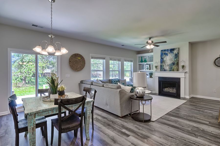 Furnished interior view inside a new home in Portrait Hills, Aiken (Image 18). Furnished interior view inside a new home in Portrait Hills, Aiken (Image 18).