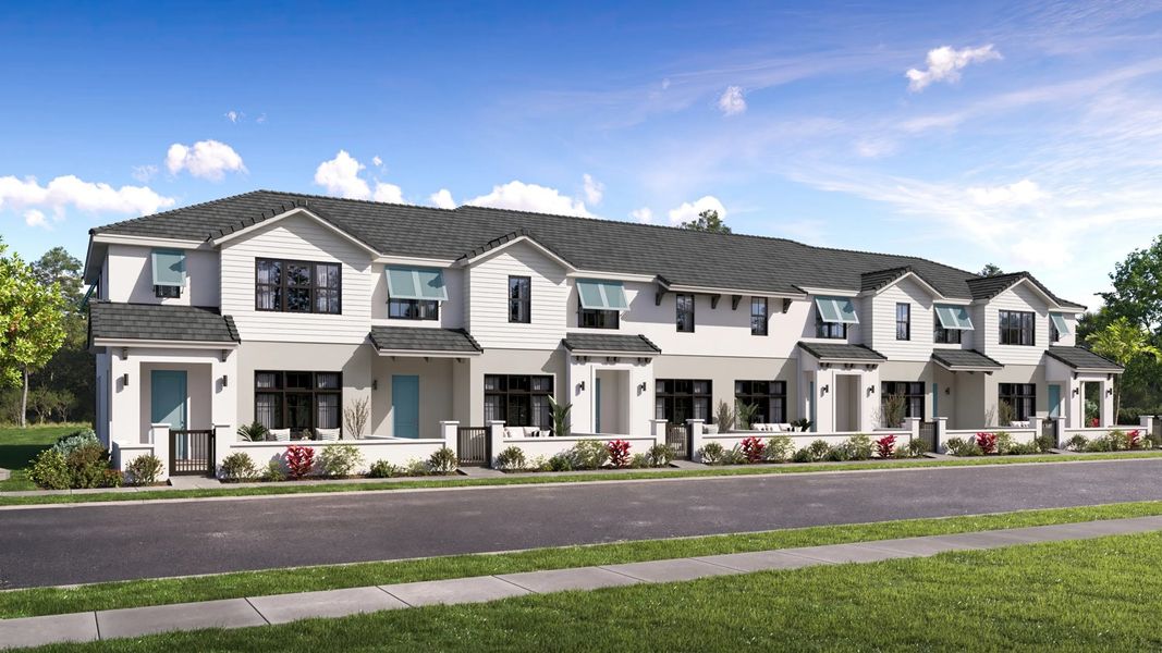 Exterior F with landscaping