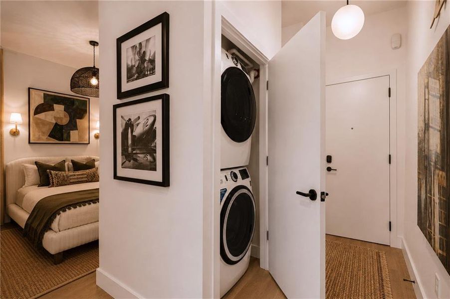 Furnished interior view inside a new home in , Atlanta (Image 14).