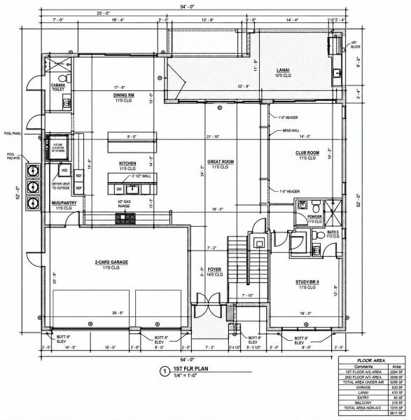 First Floorplan