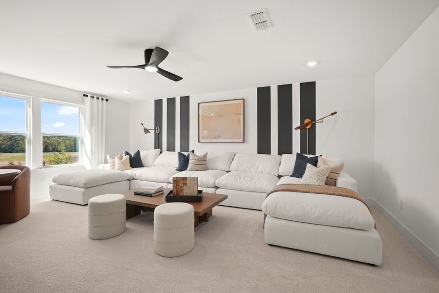 Representative furnished interior of a home built from the Renown by Del Webb in Del Webb Carolina Ridge, Midland (Image 10).