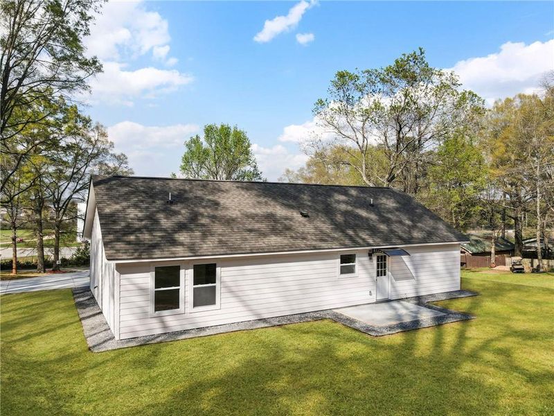 Exterior details and patio area of a home in , Cartersville (Image 3).