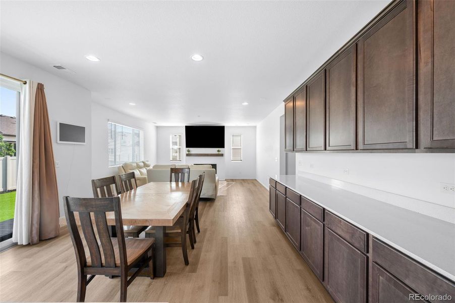 Furnished interior view inside a new home in Thompson River Ranch, Johnstown (Image 24).