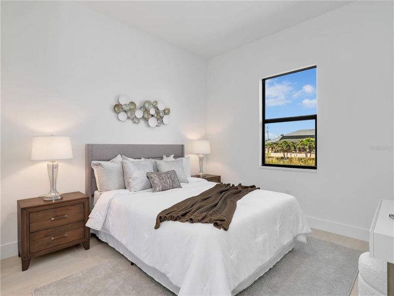 Furnished interior view inside a new home in , Cape Coral (Image 9).