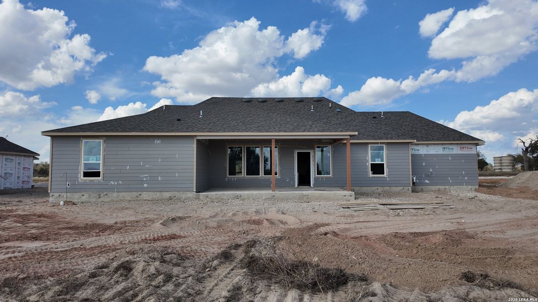 In-progress construction of a new home in Wildwood Reserve, San Antonio, TX (Image 4).