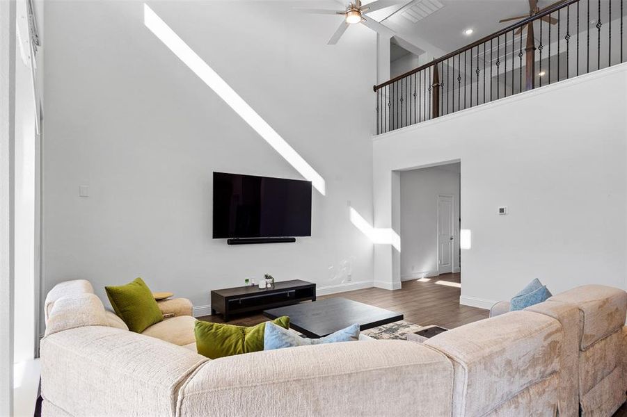 Furnished interior view inside a new home in Union Park Classic 60, Little Elm (Image 11).