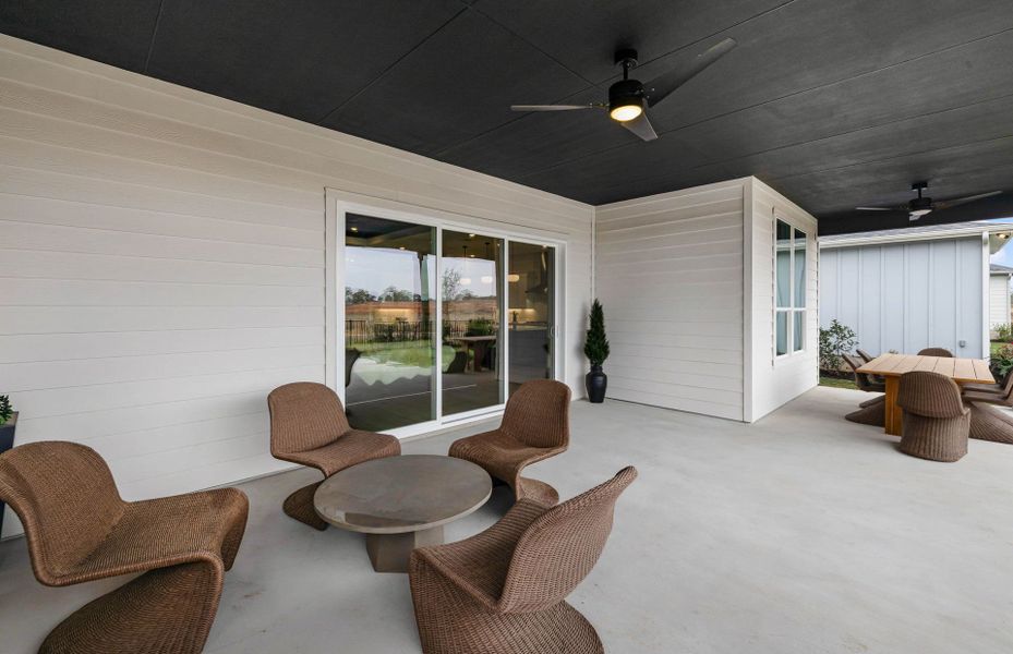 Representative exterior details of a home built from the Stellar by Del Webb in Del Webb Austin at Lost Pines, Bastrop (Image 38).