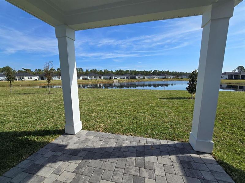 Exterior details and patio area of a home in Colbert Landings, Palm Coast (Image 5).