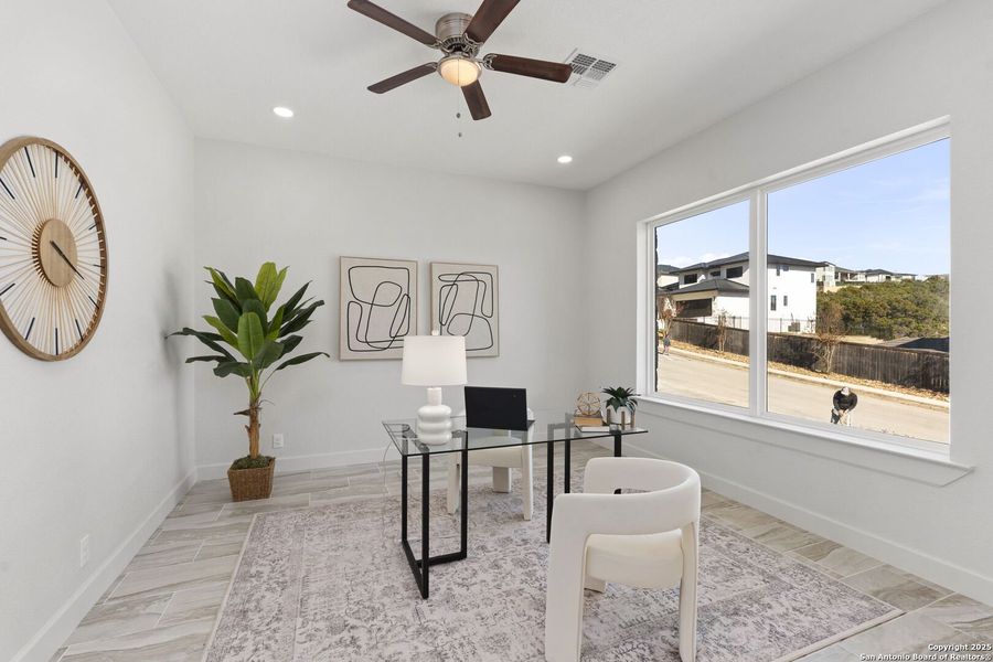 Furnished interior view inside a new home in , San Antonio (Image 19).