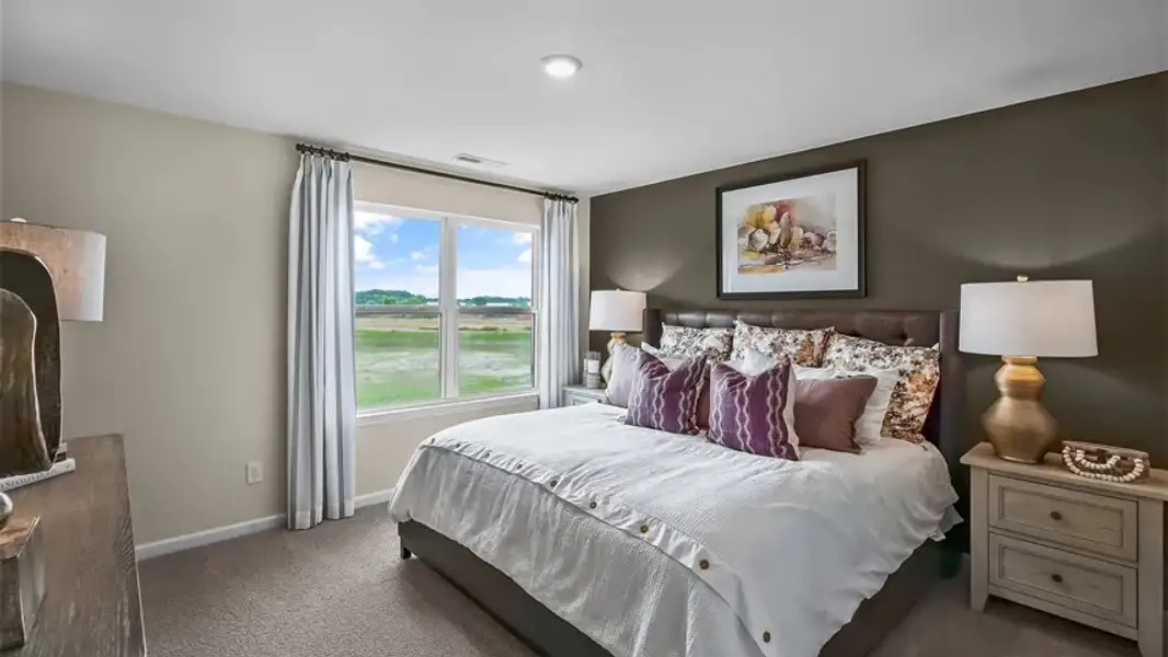 Furnished interior view inside a new home in North Village Townes, Greensboro (Image 14).