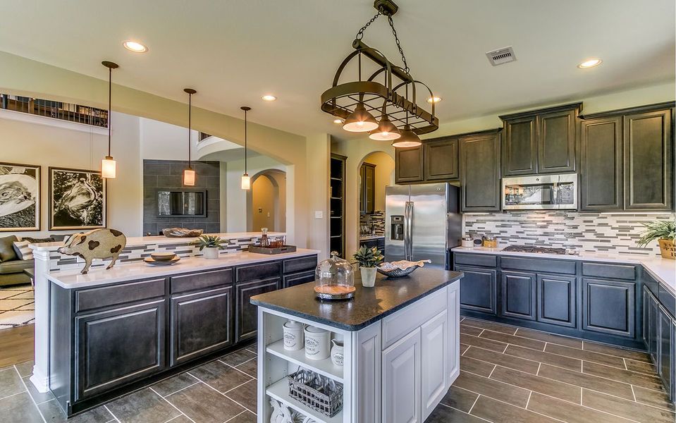 Furnished interior view inside a new home in Marvida, Cypress (Image 13).