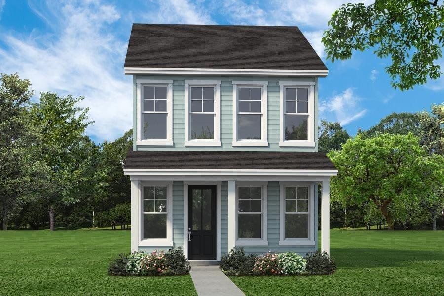 Front exterior of a new home in , Orangeburg, SC, highlighting curb appeal (Image 1).