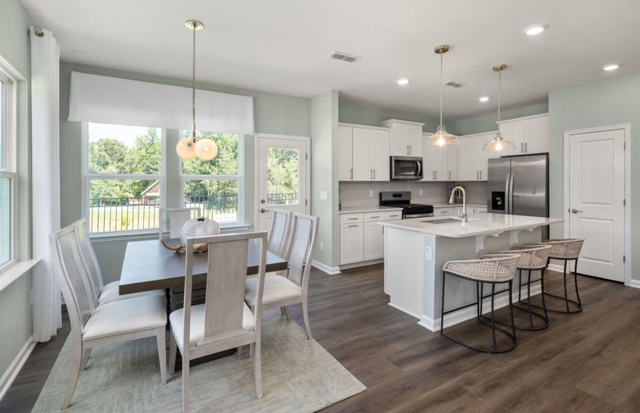 Furnished interior view inside a new home in McConnell Ridge, McLeansville (Image 14).