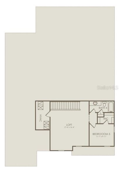 2D floor plan layout of this home in Parkside Trails, Clermont, FL (Image 2). 2D floor plan layout of this home in Parkside Trails, Clermont, FL (Image 2).