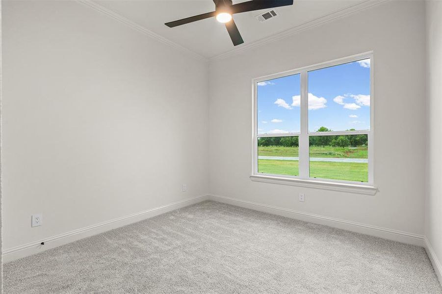 Spacious, unfurnished interior of a new home in Pecan Plantation, Granbury (Image 26). Spacious, unfurnished interior of a new home in Pecan Plantation, Granbury (Image 26).