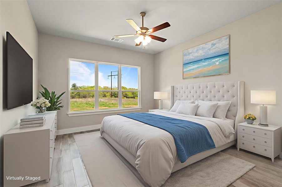 Furnished interior view inside a new home in Crystal Springs Estates, Alvarado (Image 4).