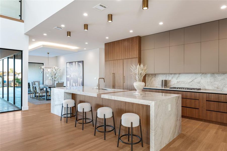 Furnished interior view inside a new home in , Heath (Image 14).