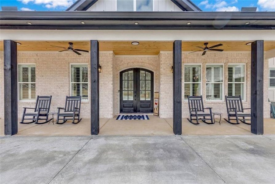 Exterior details and patio area of a home in , Bethlehem (Image 4).