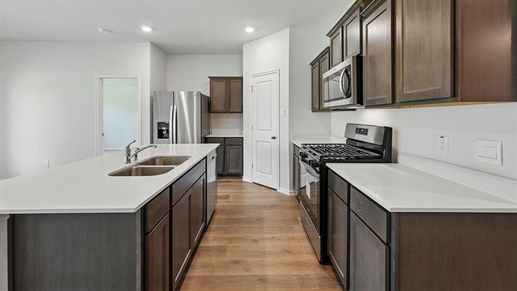 Furnished interior view inside a new home in Frontier Pointe, Princeton (Image 6).