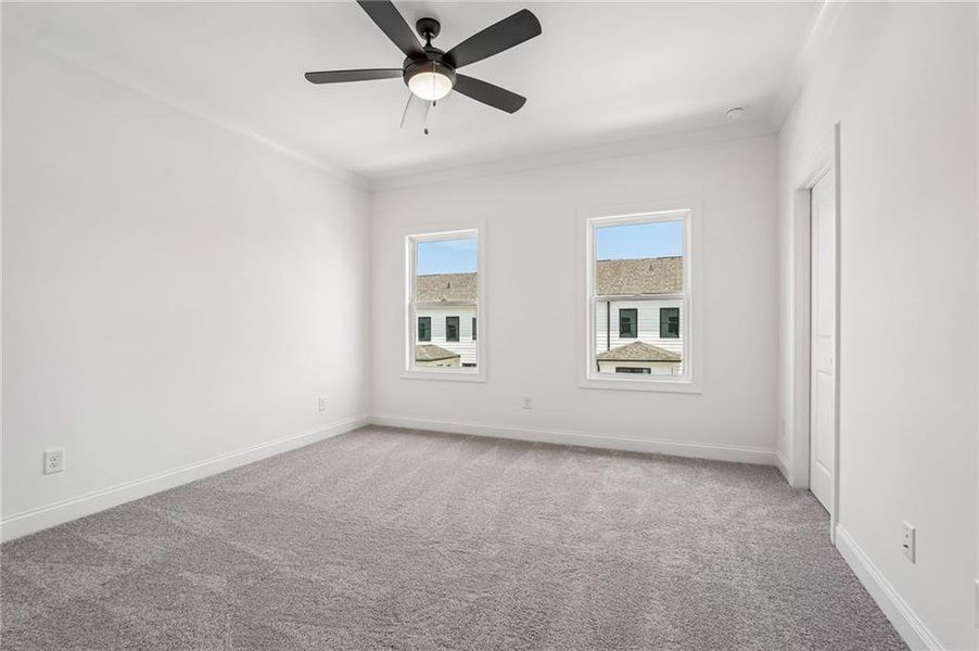 Spacious, unfurnished interior of a new home in Millcroft Townhomes, Buford (Image 28). Spacious, unfurnished interior of a new home in Millcroft Townhomes, Buford (Image 28).