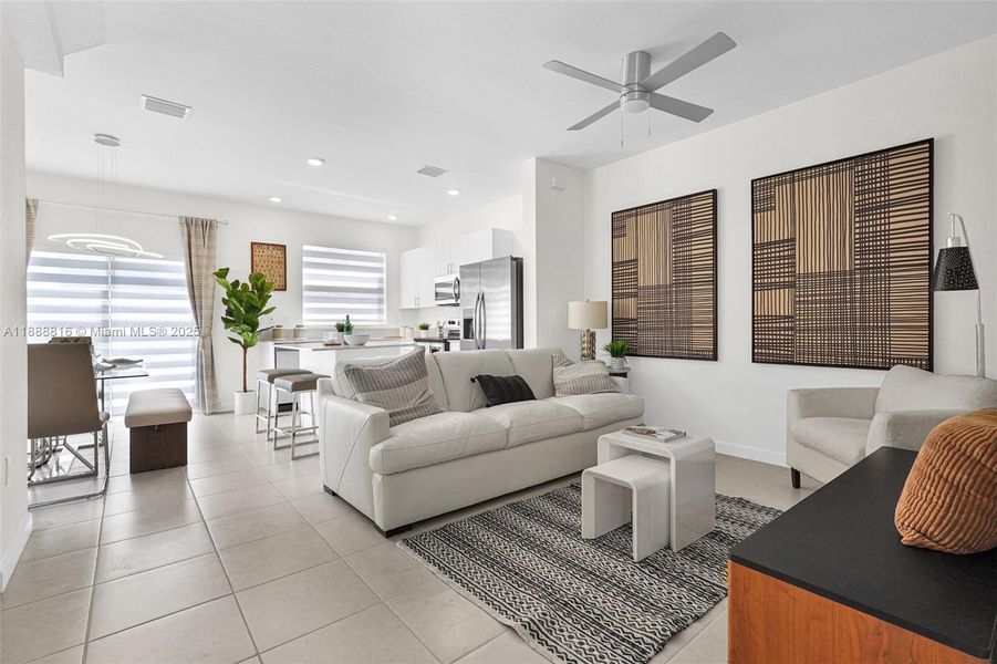 Furnished interior view inside a new home in , Homestead (Image 18).